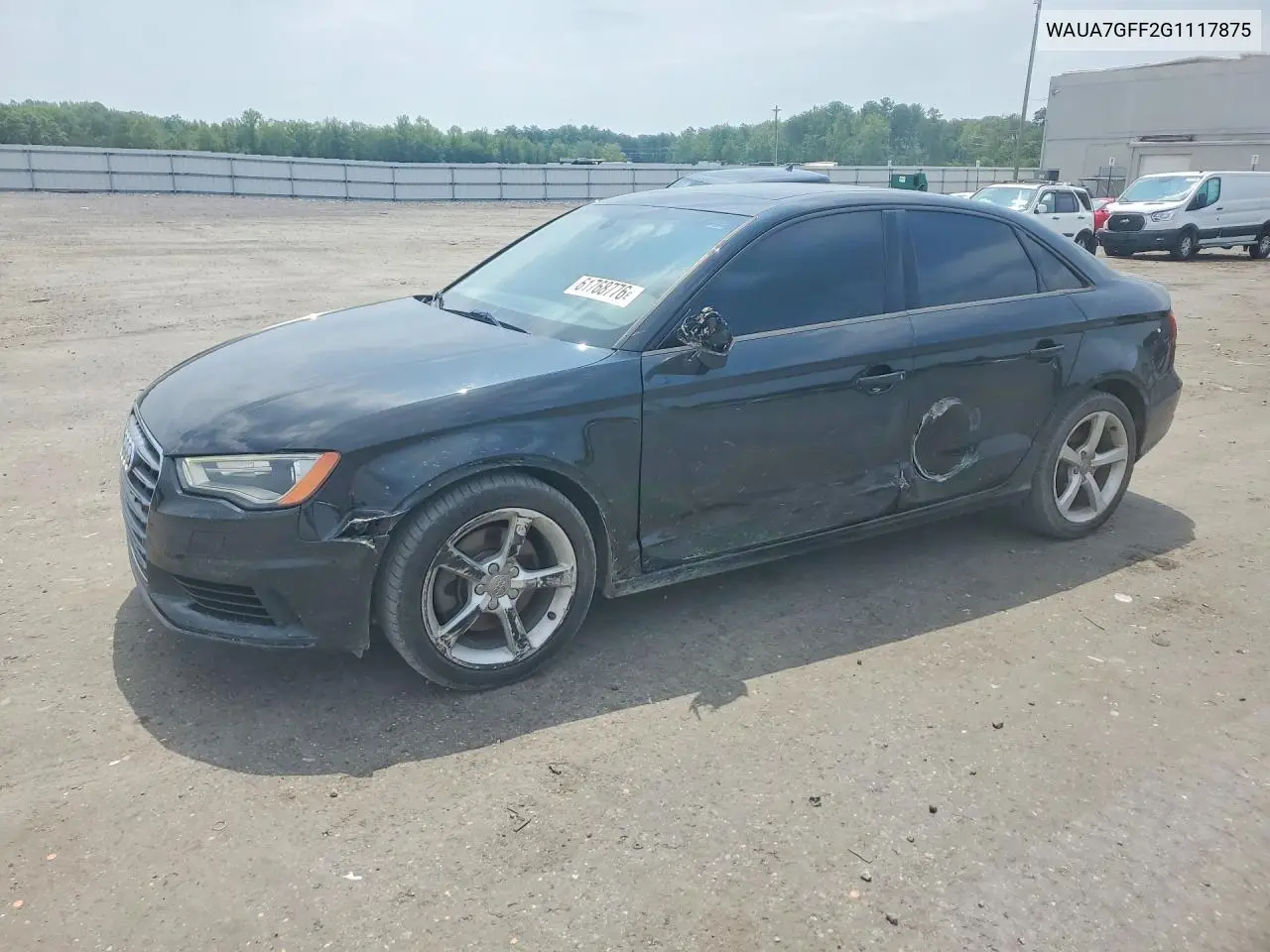 2016 Audi A3 Premium VIN: WAUA7GFF2G1117875 Lot: 61768776