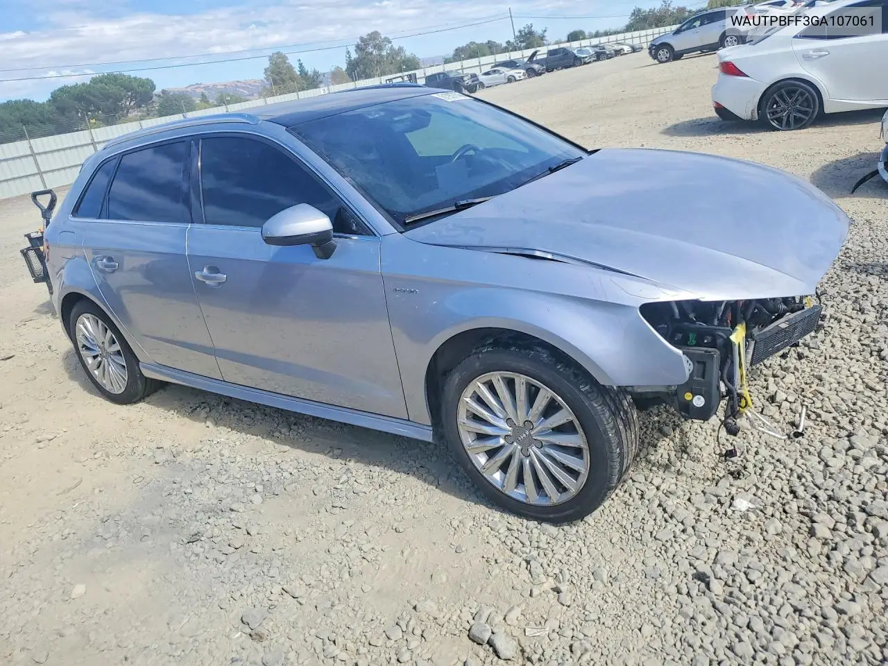 2016 Audi A3 E-Tron Premium Plus VIN: WAUTPBFF3GA107061 Lot: 61937676