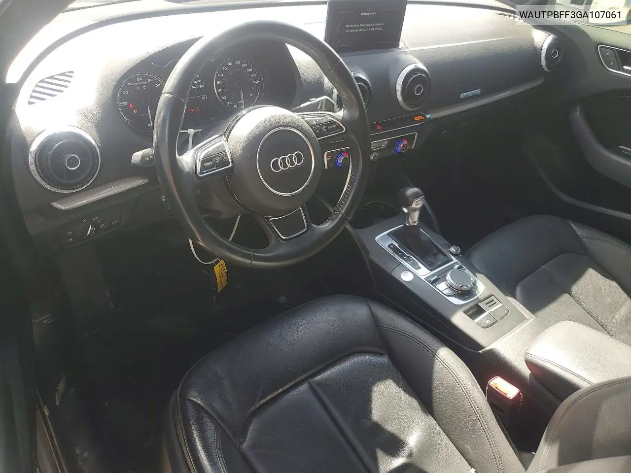 2016 Audi A3 E-Tron Premium Plus VIN: WAUTPBFF3GA107061 Lot: 61937676