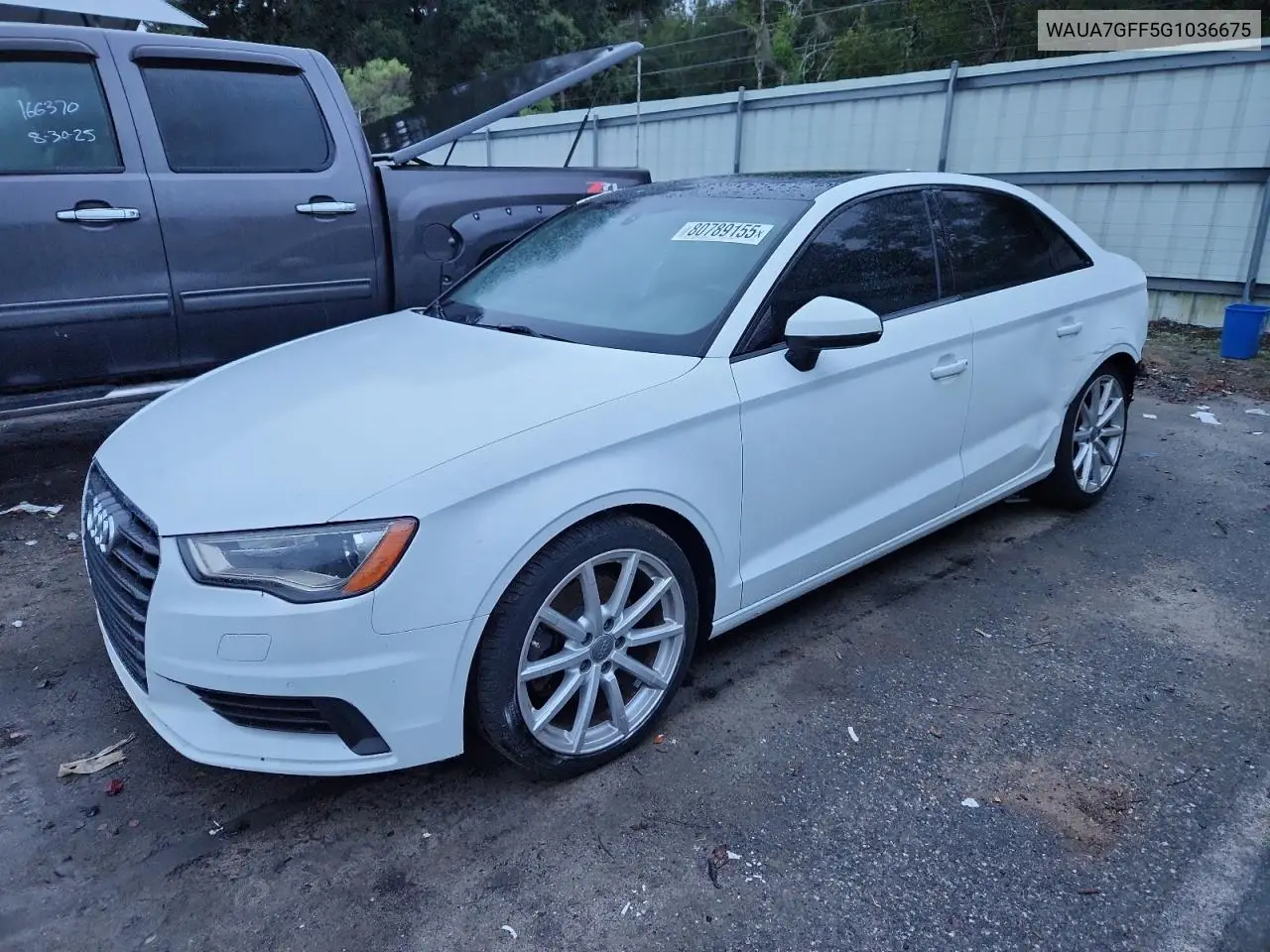 WAUA7GFF5G1036675 2016 Audi A3 Premium