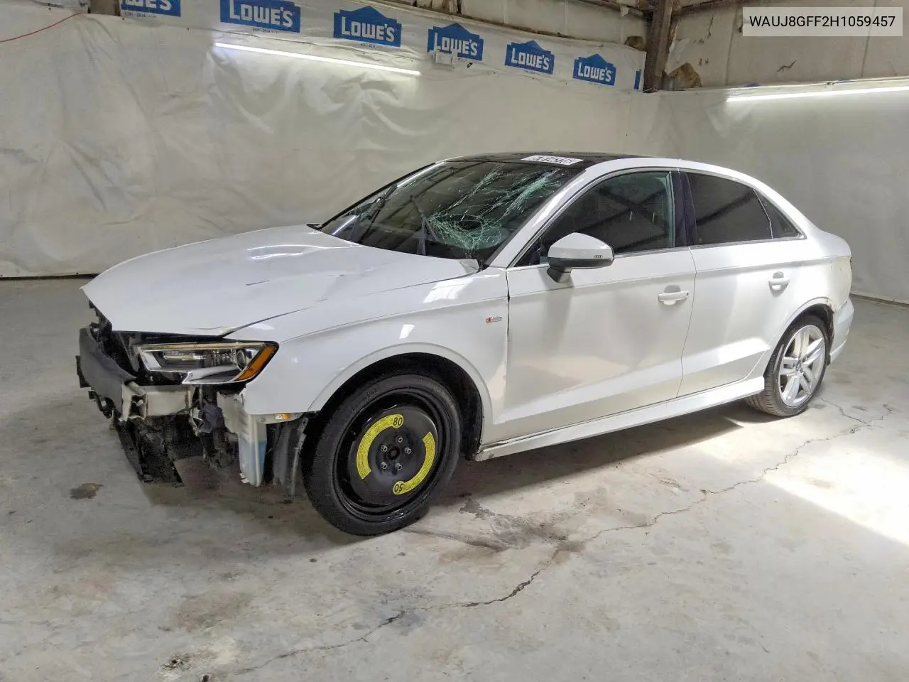 2017 Audi A3 Premium Plus VIN: WAUJ8GFF2H1059457 Lot: 57814316