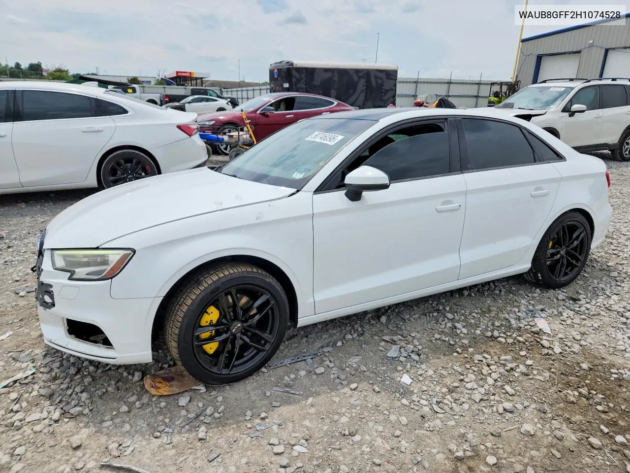 2017 Audi A3 Premium VIN: WAUB8GFF2H1074528 Lot: 58746096