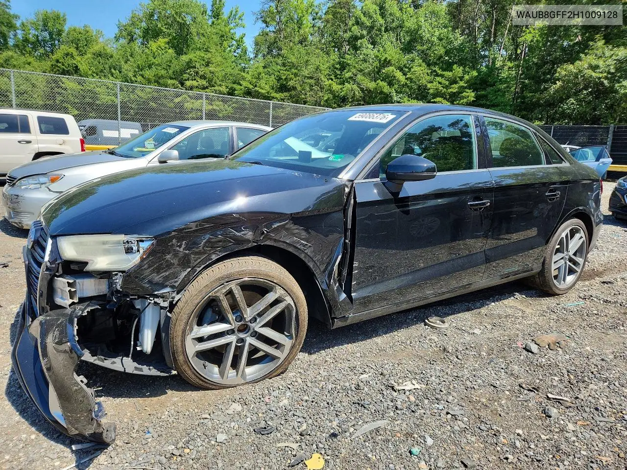 2017 Audi A3 Premium VIN: WAUB8GFF2H1009128 Lot: 59086376