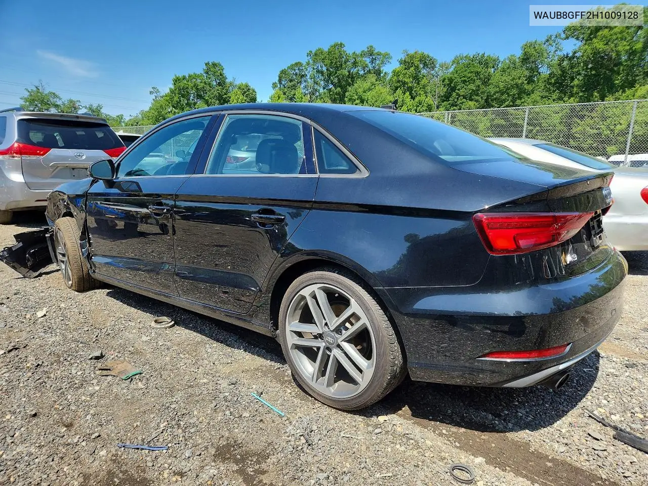 2017 Audi A3 Premium VIN: WAUB8GFF2H1009128 Lot: 59086376