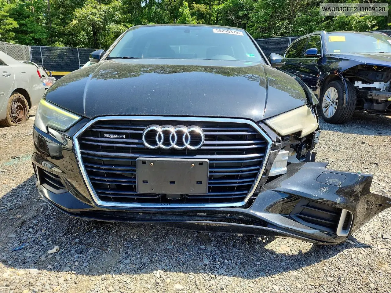 2017 Audi A3 Premium VIN: WAUB8GFF2H1009128 Lot: 59086376