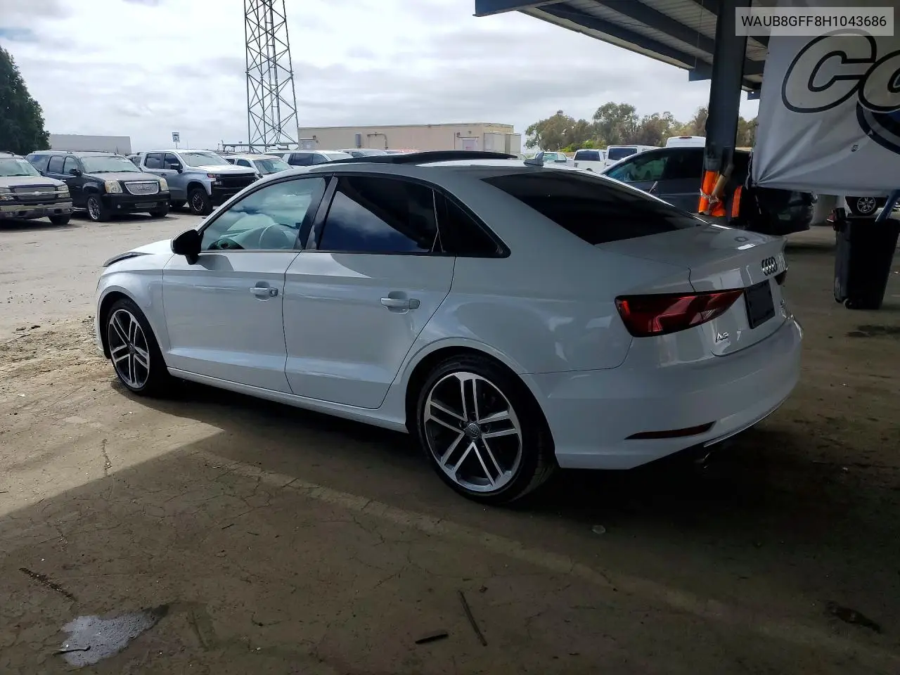 2017 Audi A3 Premium VIN: WAUB8GFF8H1043686 Lot: 59682936