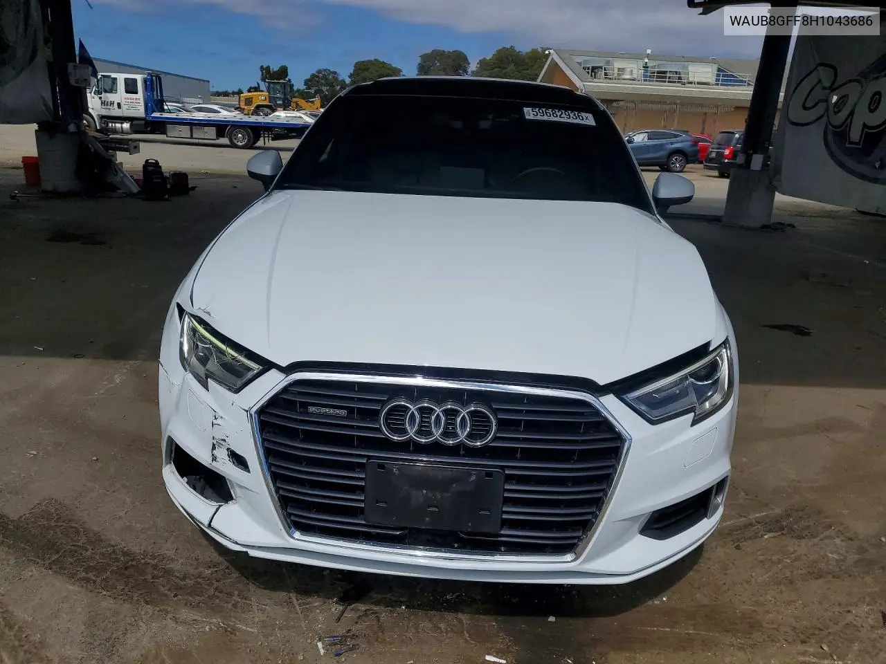 2017 Audi A3 Premium VIN: WAUB8GFF8H1043686 Lot: 59682936