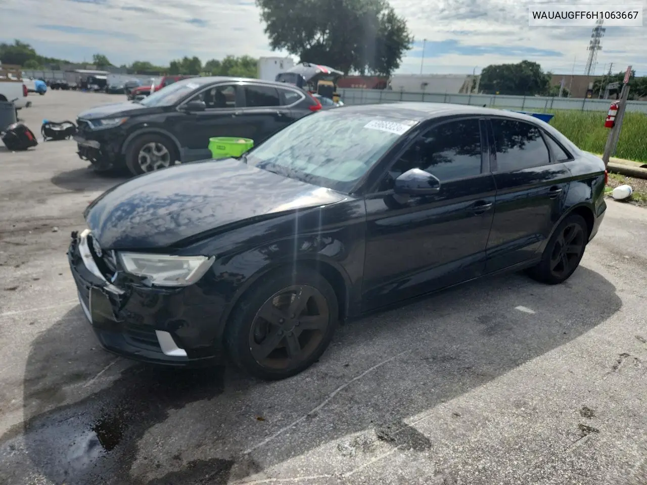 2017 Audi A3 Premium VIN: WAUAUGFF6H1063667 Lot: 59683236
