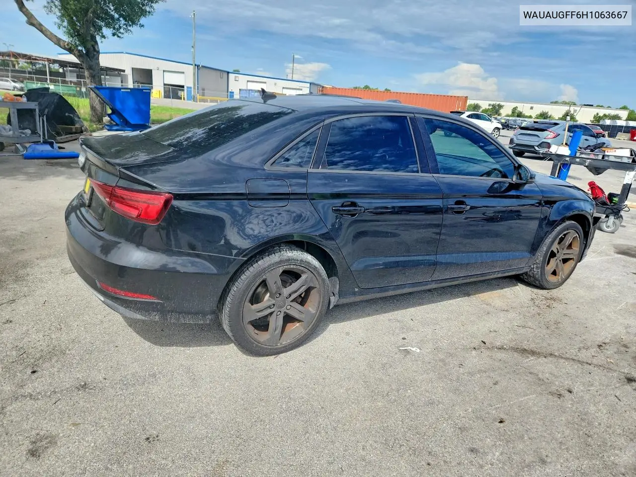 2017 Audi A3 Premium VIN: WAUAUGFF6H1063667 Lot: 59683236