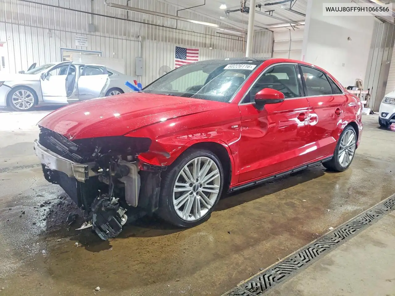 2017 Audi A3 Premium Plus VIN: WAUJ8GFF9H1066566 Lot: 60226116