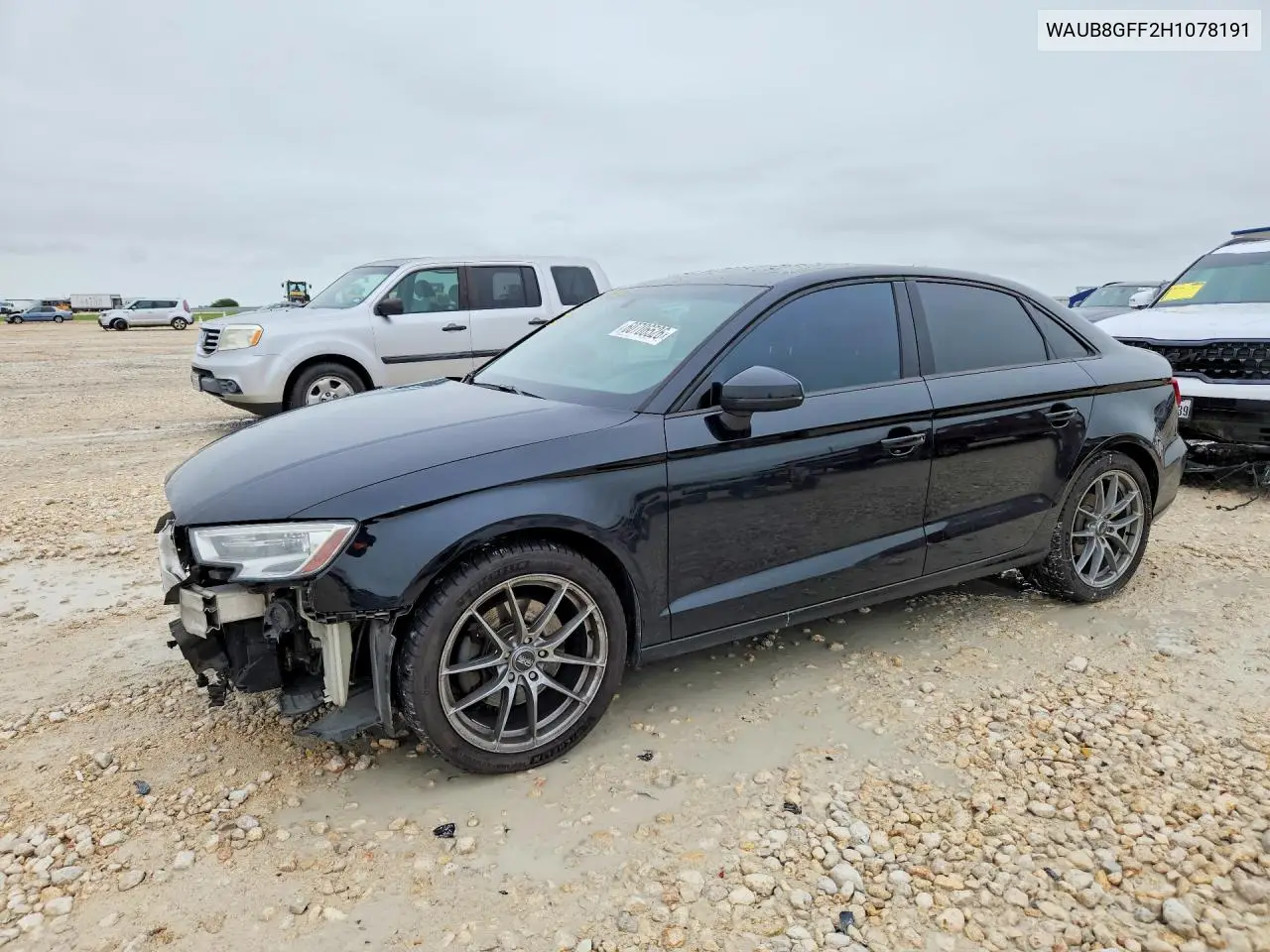 2017 Audi A3 Premium VIN: WAUB8GFF2H1078191 Lot: 60706526