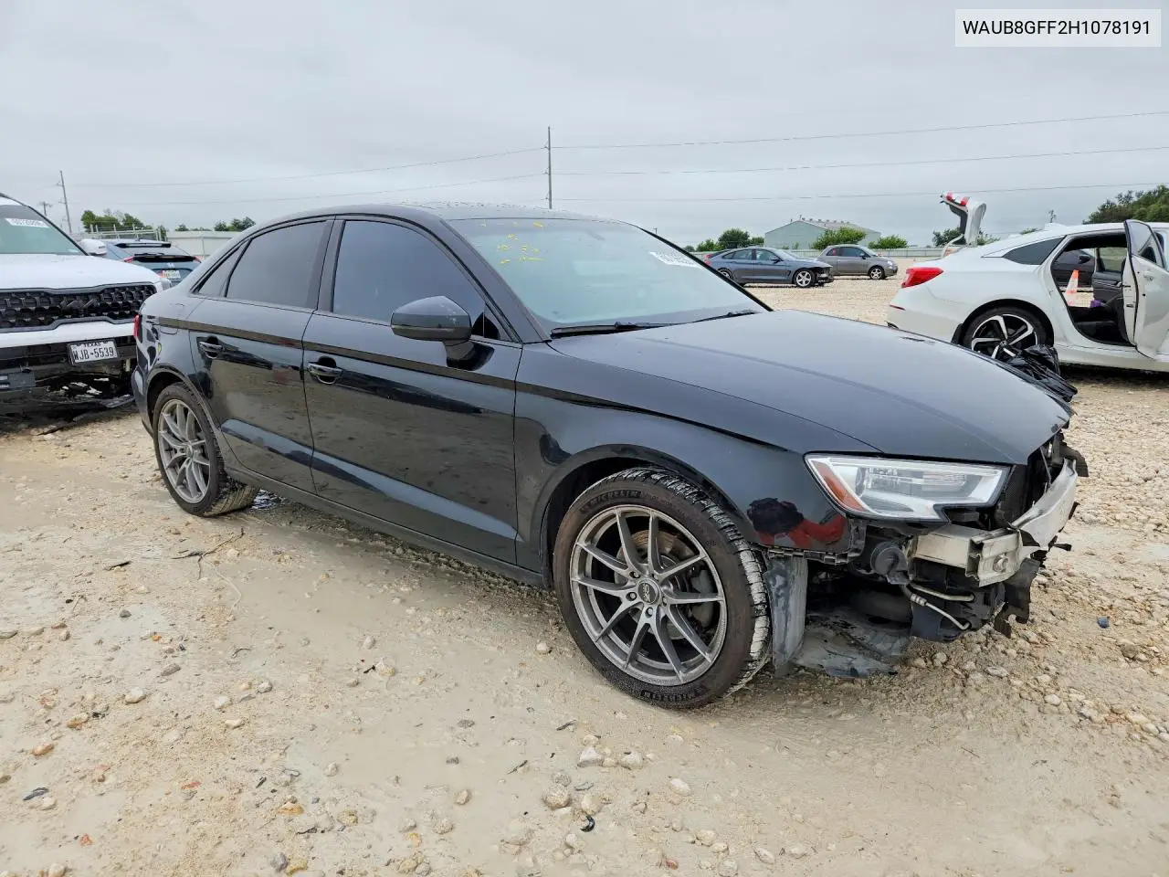 2017 Audi A3 Premium VIN: WAUB8GFF2H1078191 Lot: 60706526