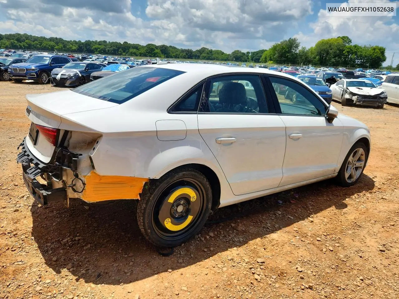 2017 Audi A3 Premium VIN: WAUAUGFFXH1052638 Lot: 60801196