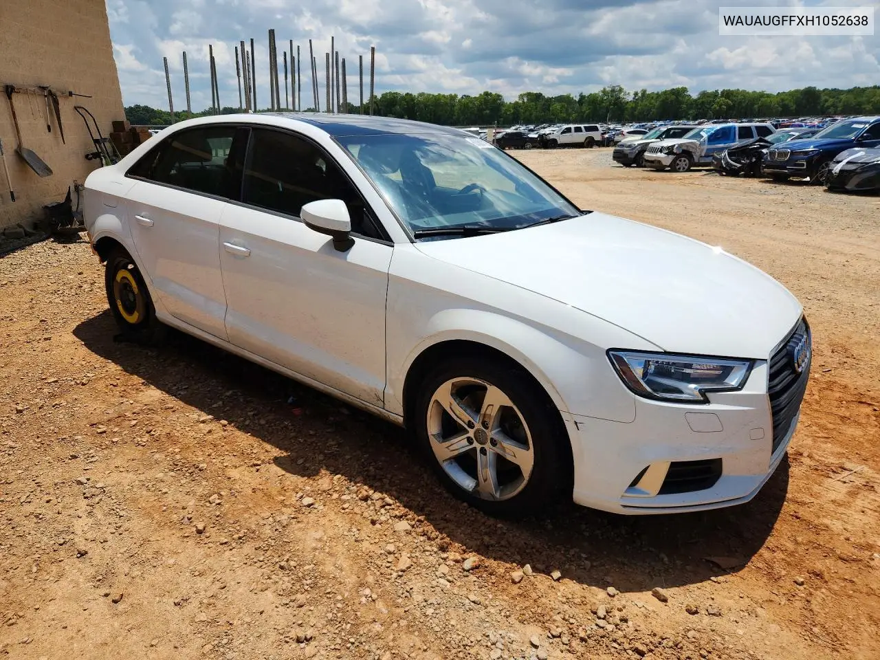2017 Audi A3 Premium VIN: WAUAUGFFXH1052638 Lot: 60801196