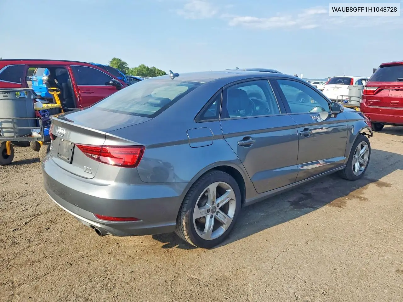2017 Audi A3 Premium VIN: WAUB8GFF1H1048728 Lot: 60881526