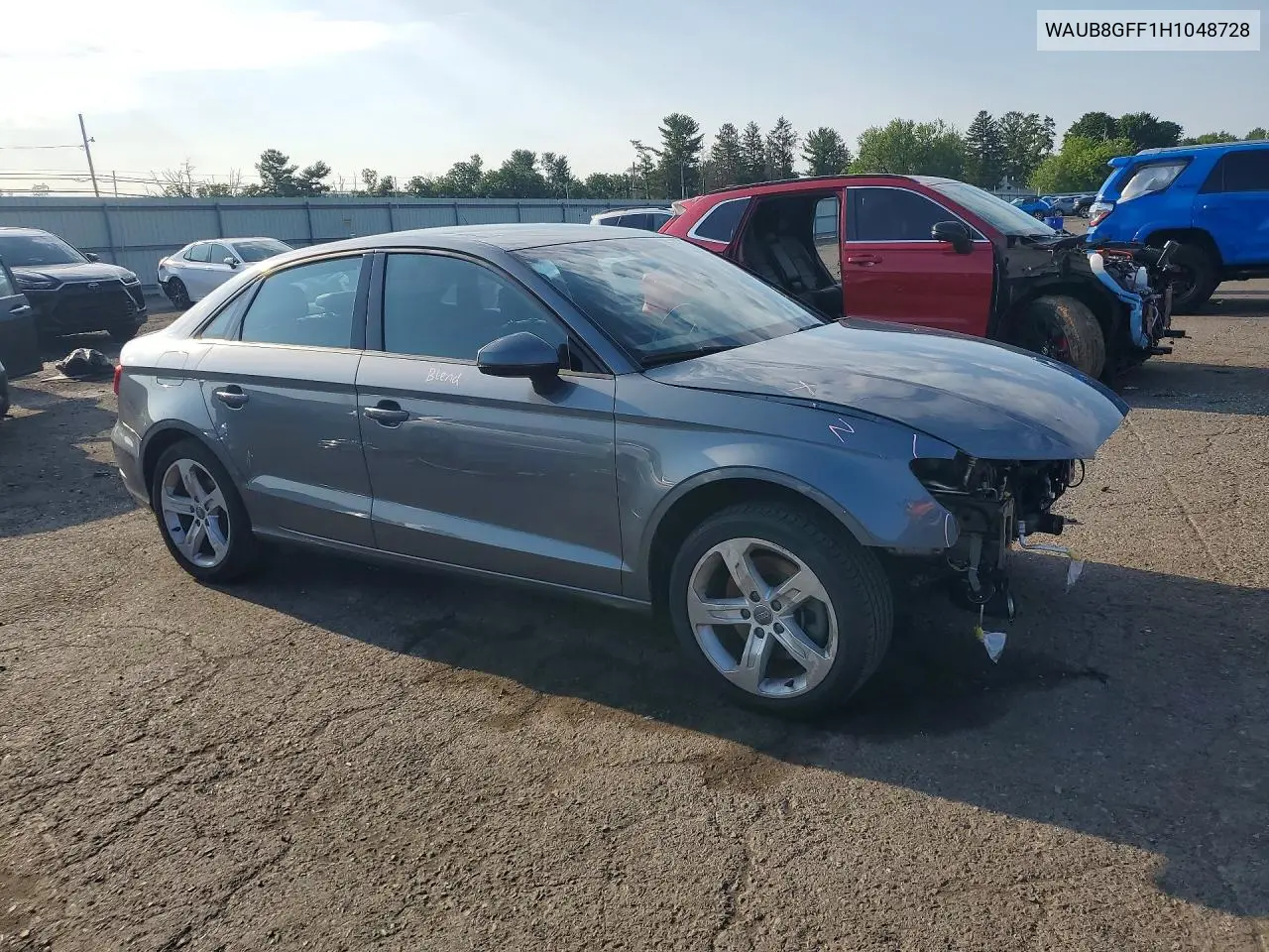 2017 Audi A3 Premium VIN: WAUB8GFF1H1048728 Lot: 60881526
