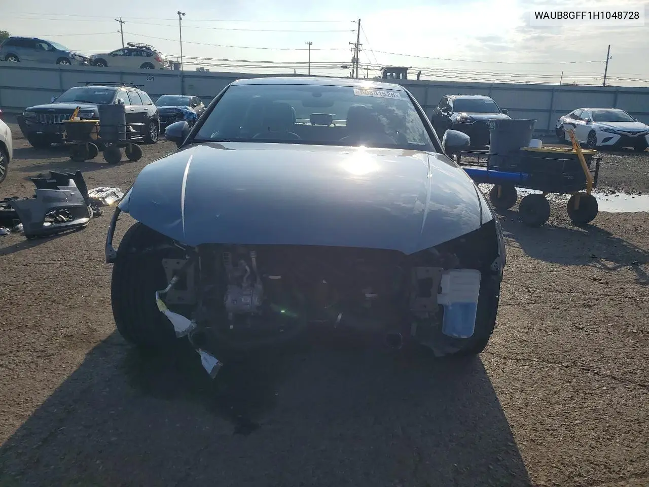 2017 Audi A3 Premium VIN: WAUB8GFF1H1048728 Lot: 60881526