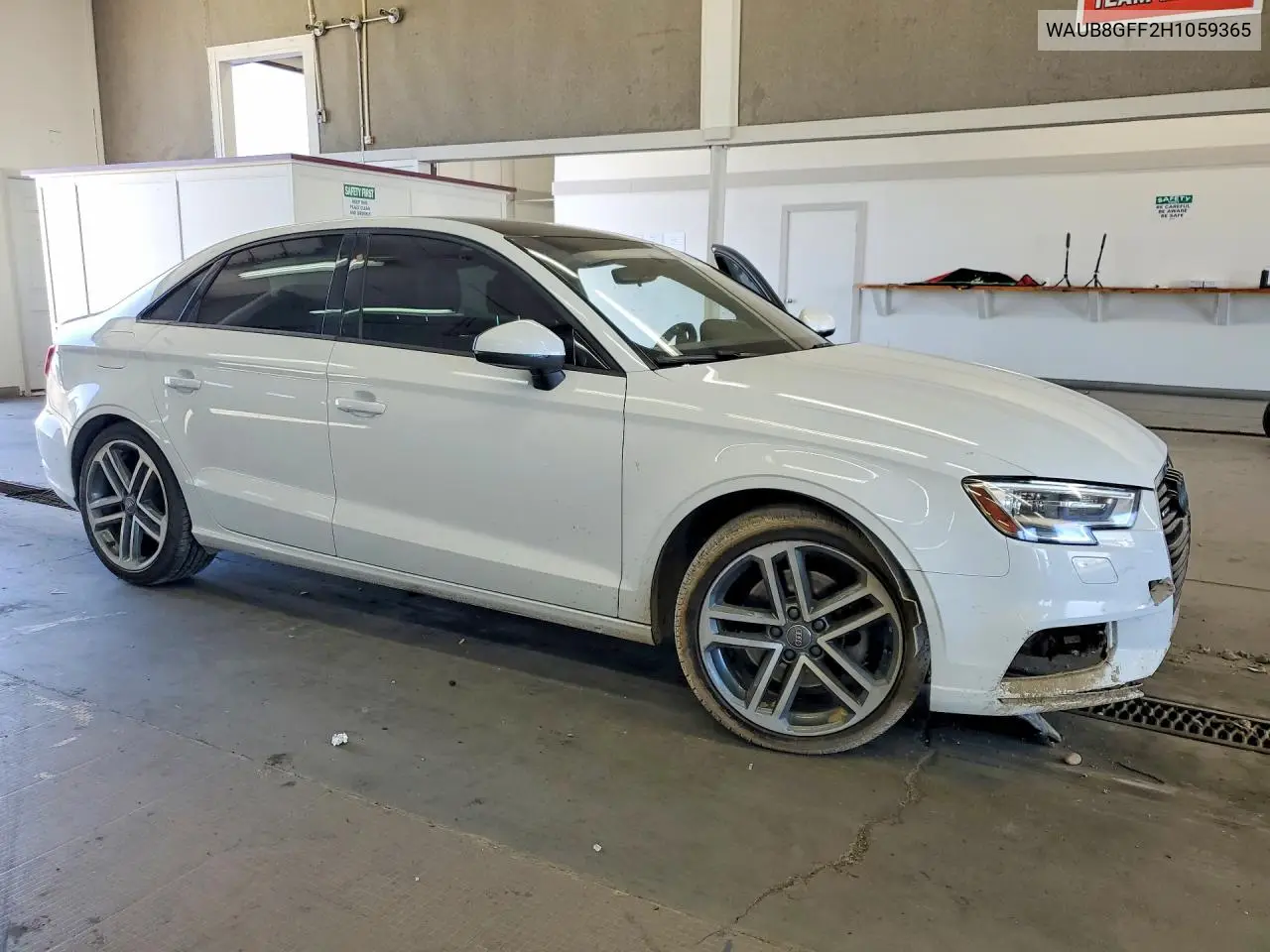 2017 Audi A3 Premium VIN: WAUB8GFF2H1059365 Lot: 60954936