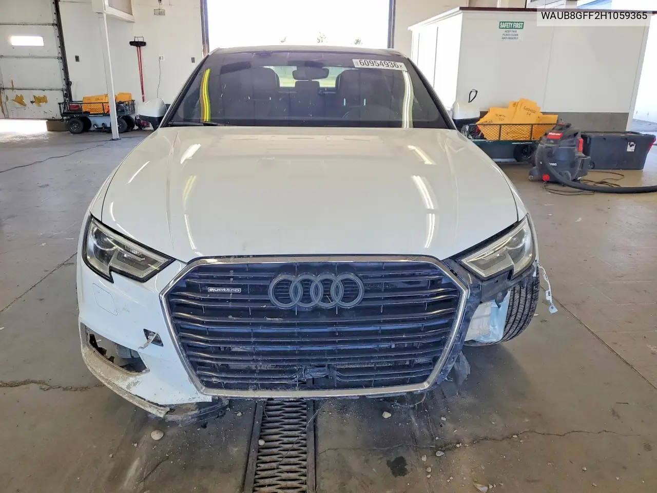 2017 Audi A3 Premium VIN: WAUB8GFF2H1059365 Lot: 60954936