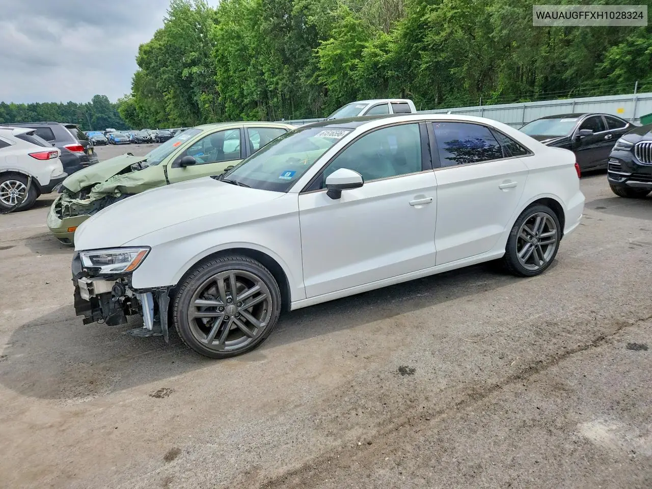 2017 Audi A3 Premium VIN: WAUAUGFFXH1028324 Lot: 61516596