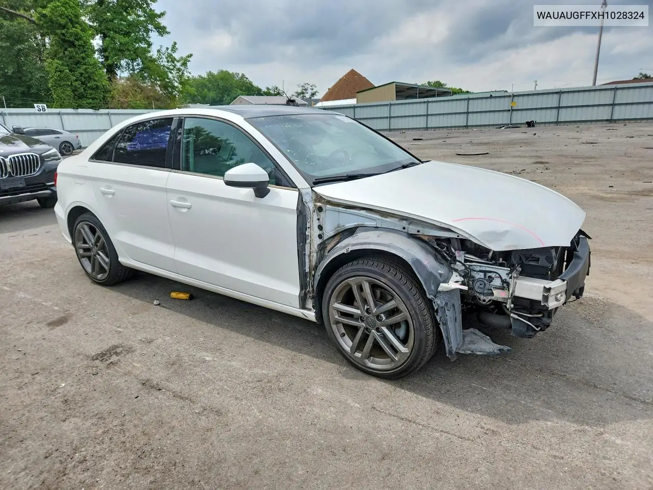 2017 Audi A3 Premium VIN: WAUAUGFFXH1028324 Lot: 61516596