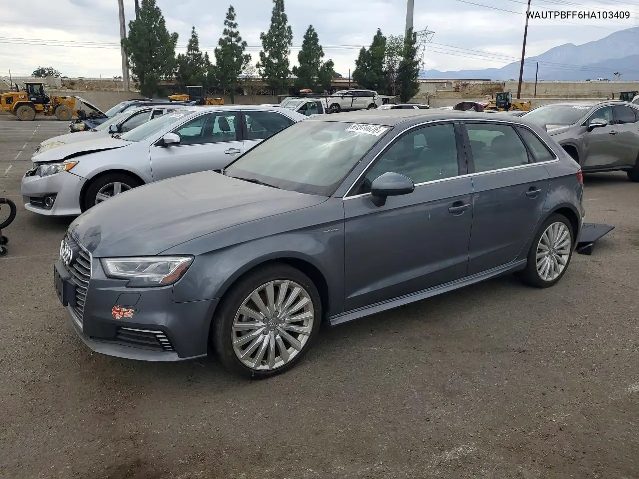 2017 Audi A3 E-Tron Premium Plus VIN: WAUTPBFF6HA103409 Lot: 61574676