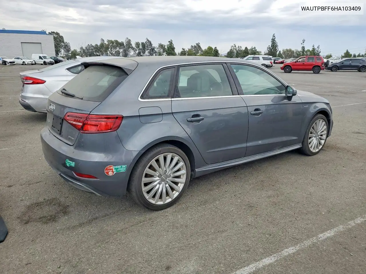 2017 Audi A3 E-Tron Premium Plus VIN: WAUTPBFF6HA103409 Lot: 61574676