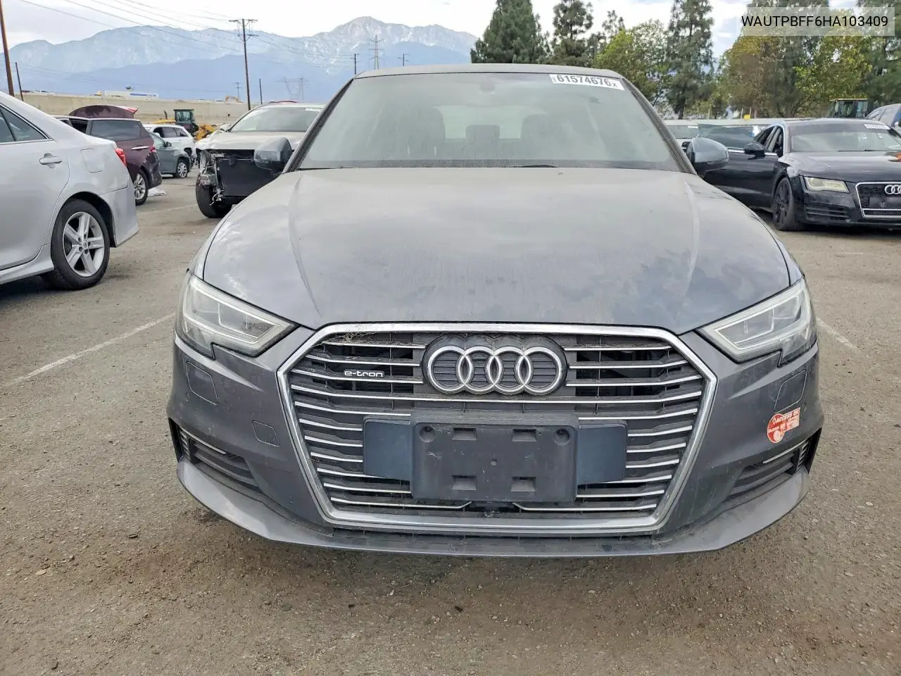 2017 Audi A3 E-Tron Premium Plus VIN: WAUTPBFF6HA103409 Lot: 61574676