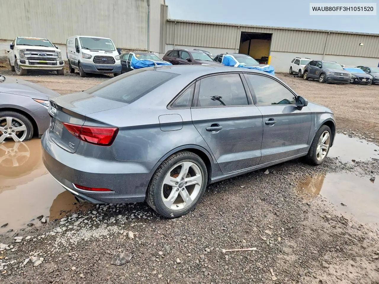 2017 Audi A3 Premium VIN: WAUB8GFF3H1051520 Lot: 61835436