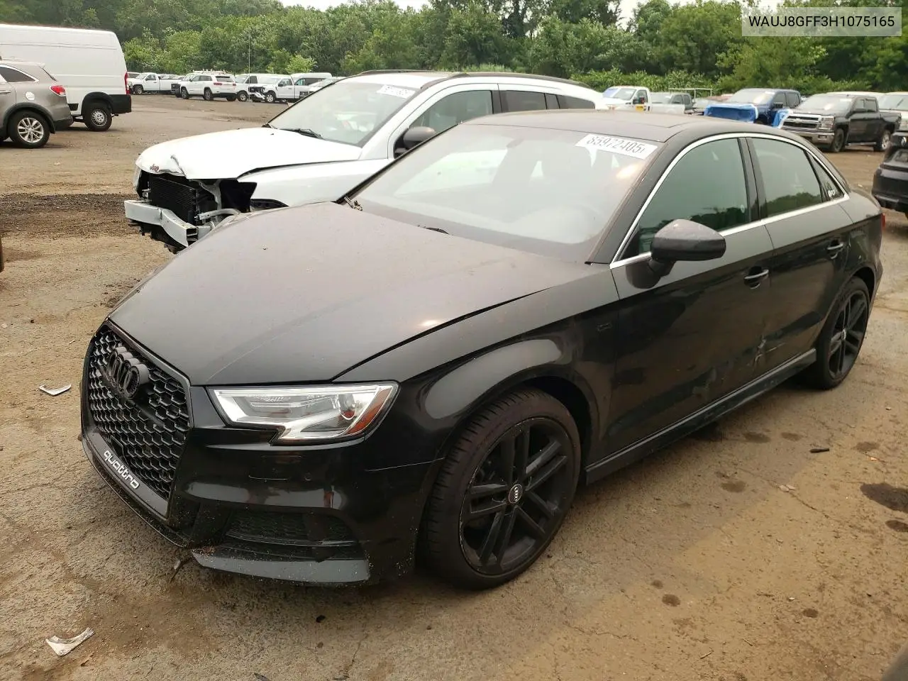 2017 Audi A3 Premium Plus VIN: WAUJ8GFF3H1075165 Lot: 85972405