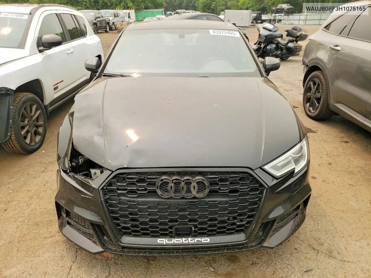 2017 Audi A3 Premium Plus VIN: WAUJ8GFF3H1075165 Lot: 85972405