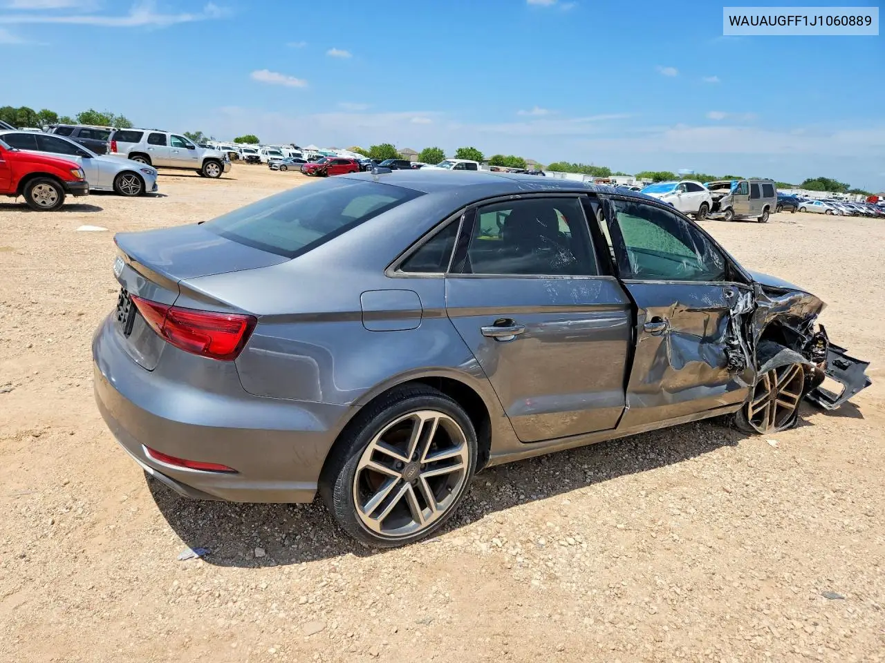 WAUAUGFF1J1060889 2018 Audi A3 Premium