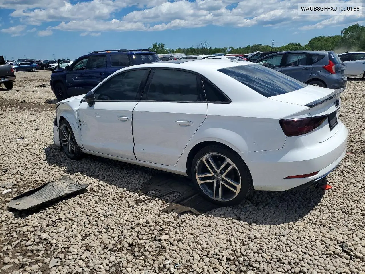 2018 Audi A3 Premium VIN: WAUB8GFFXJ1090188 Lot: 58093376