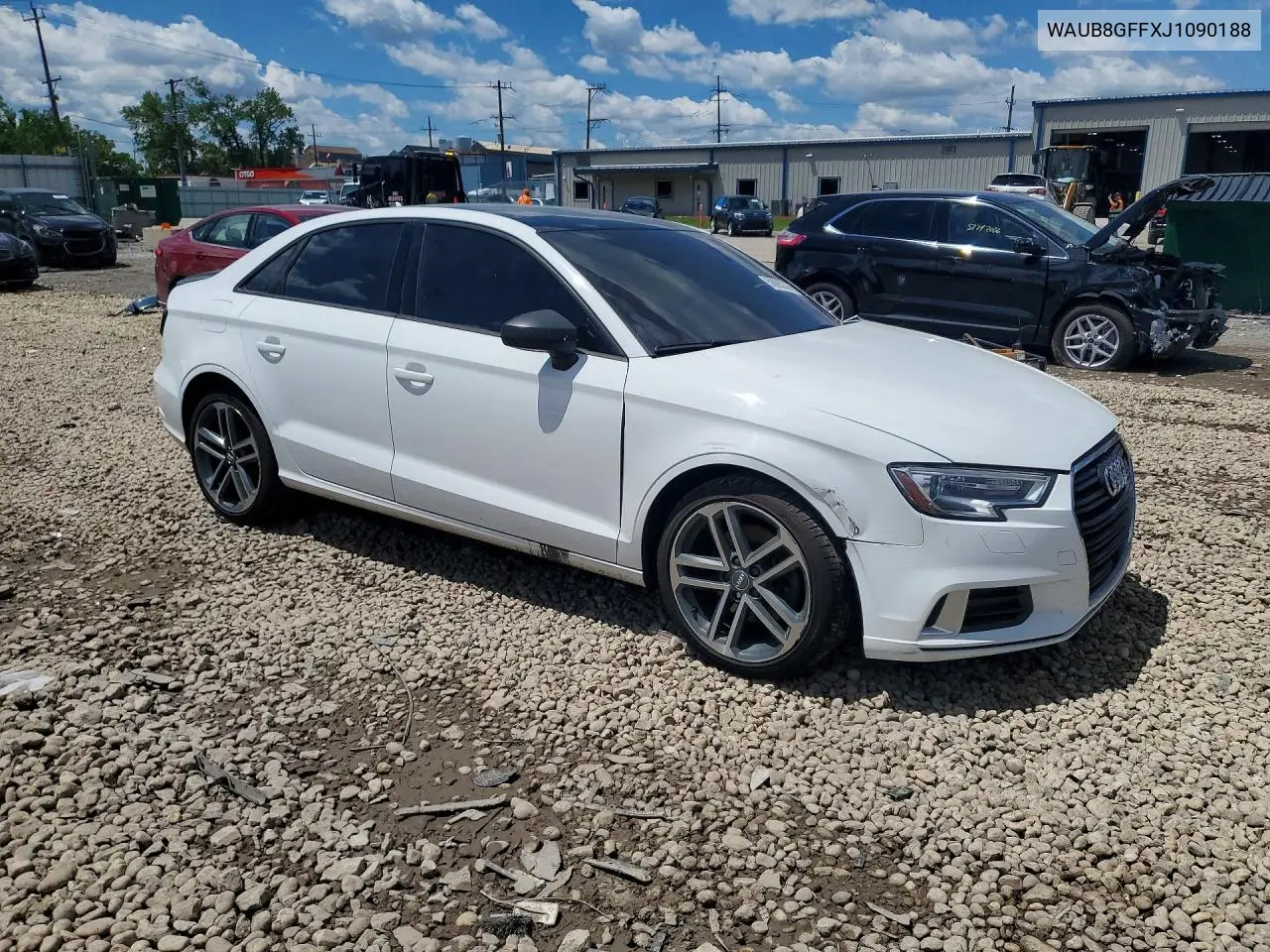 2018 Audi A3 Premium VIN: WAUB8GFFXJ1090188 Lot: 58093376