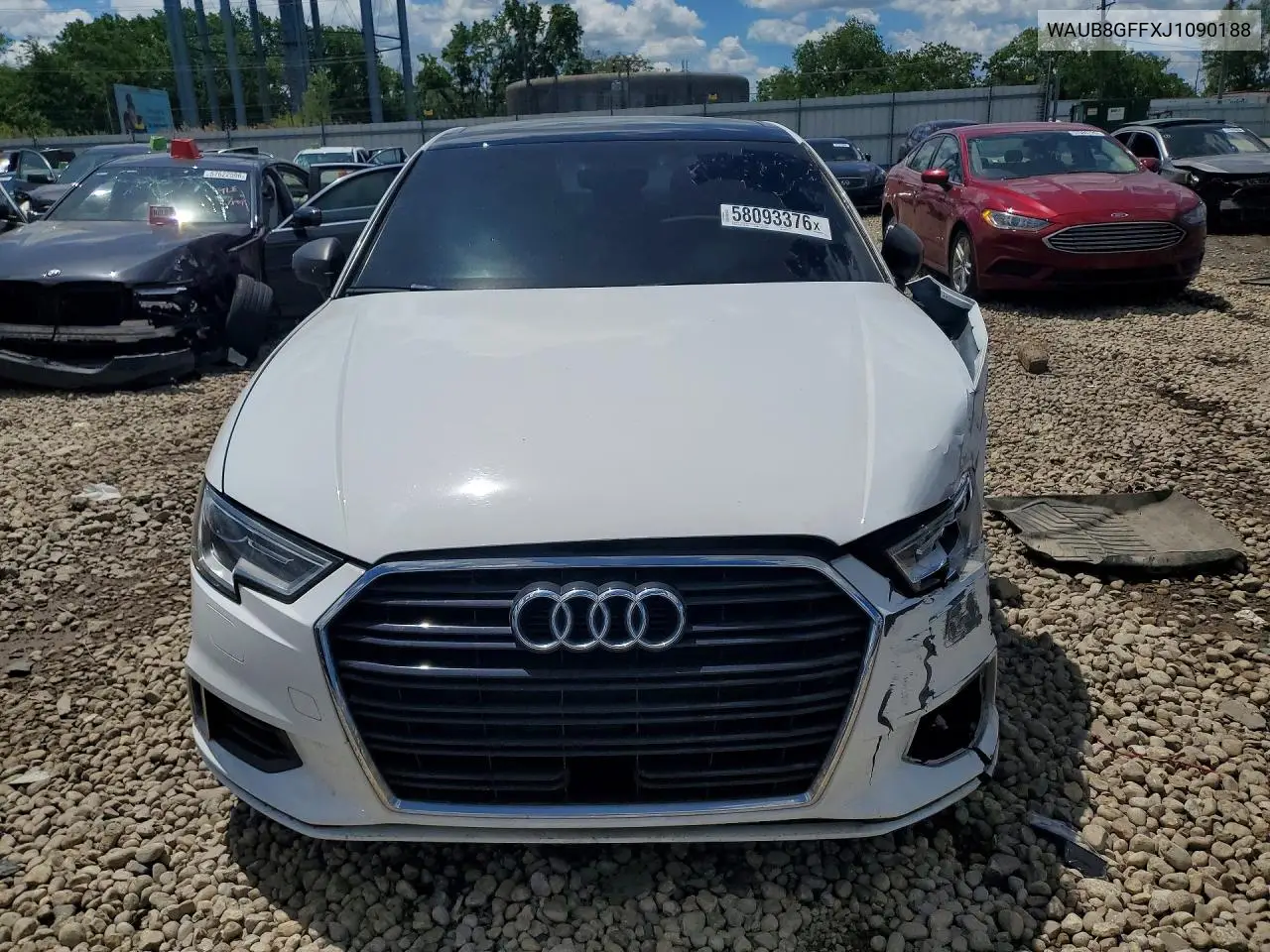 2018 Audi A3 Premium VIN: WAUB8GFFXJ1090188 Lot: 58093376