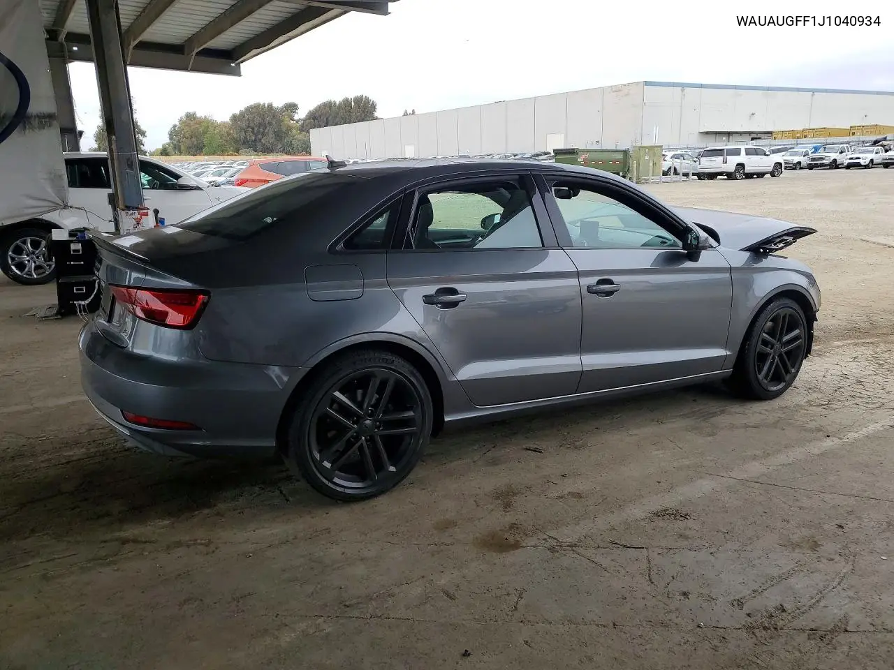 2018 Audi A3 Premium VIN: WAUAUGFF1J1040934 Lot: 58132286