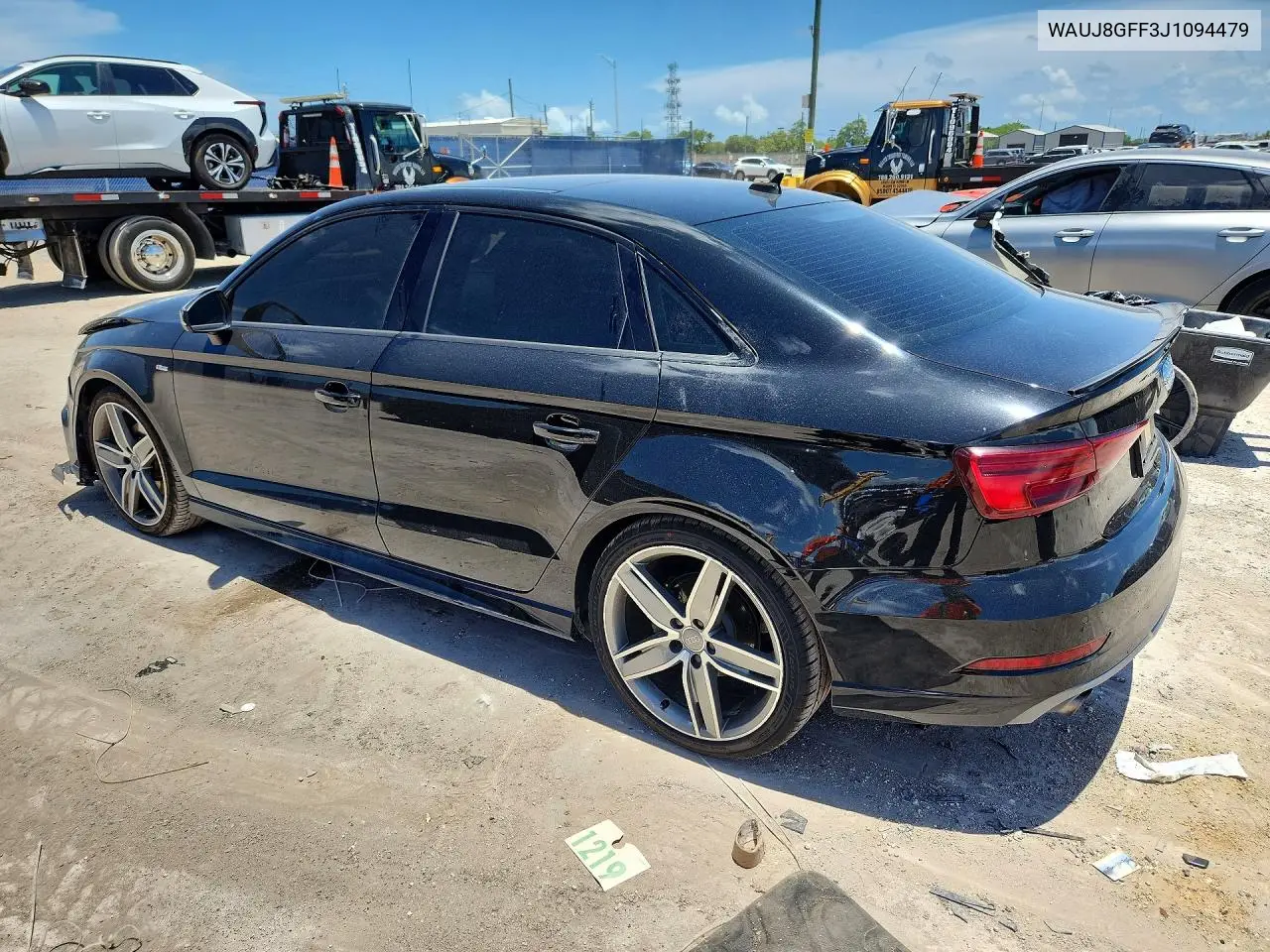 2018 Audi A3 Premium Plus VIN: WAUJ8GFF3J1094479 Lot: 58936186