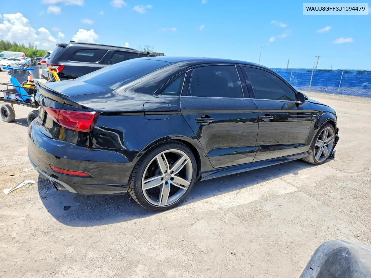 2018 Audi A3 Premium Plus VIN: WAUJ8GFF3J1094479 Lot: 58936186