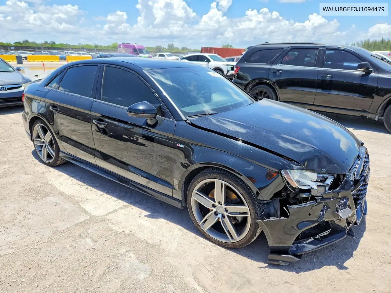 2018 Audi A3 Premium Plus VIN: WAUJ8GFF3J1094479 Lot: 58936186