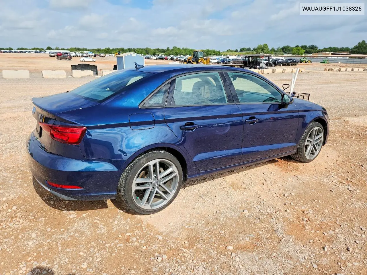 2018 Audi A3 Premium VIN: WAUAUGFF1J1038326 Lot: 58937306