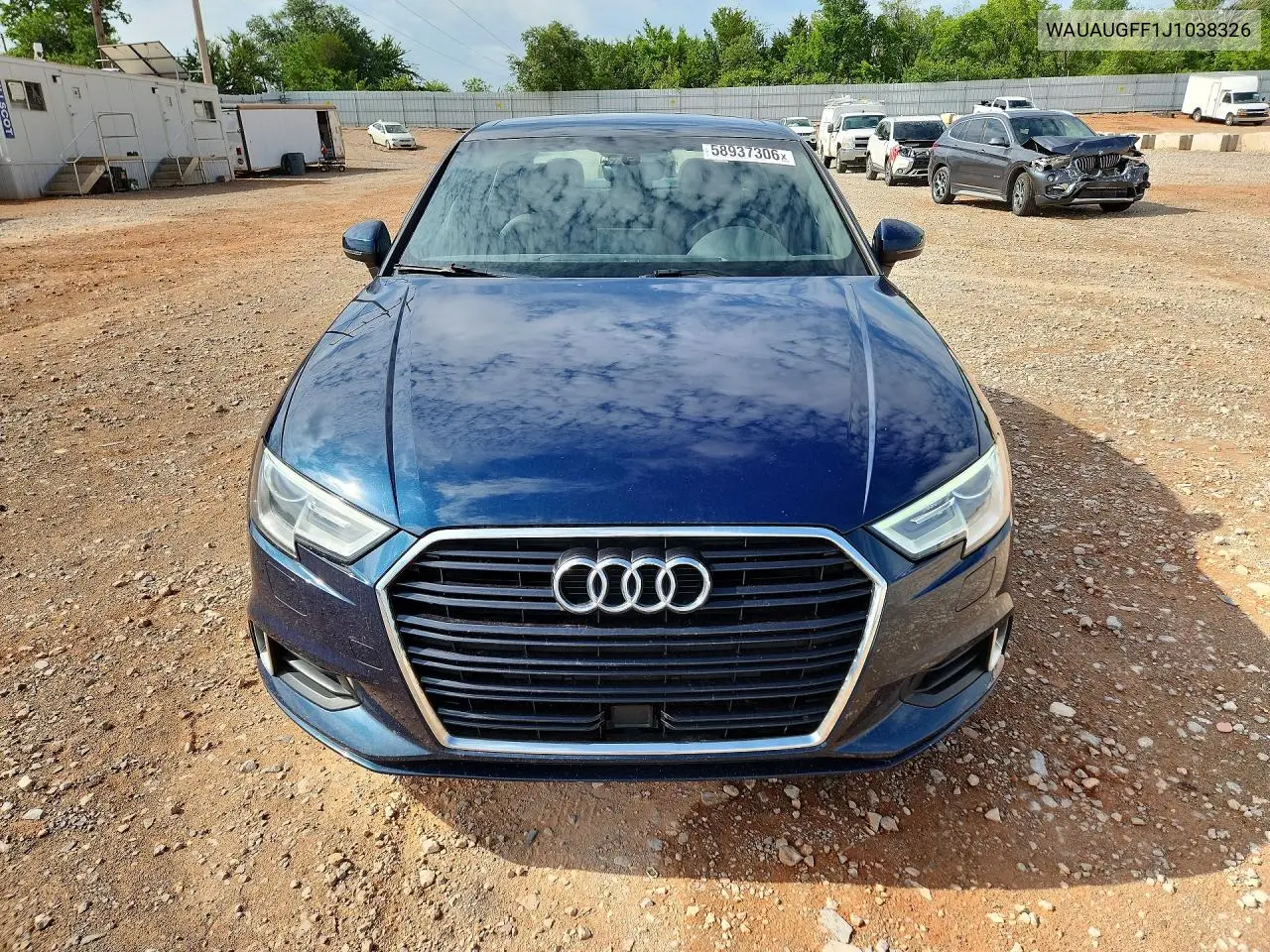 2018 Audi A3 Premium VIN: WAUAUGFF1J1038326 Lot: 58937306