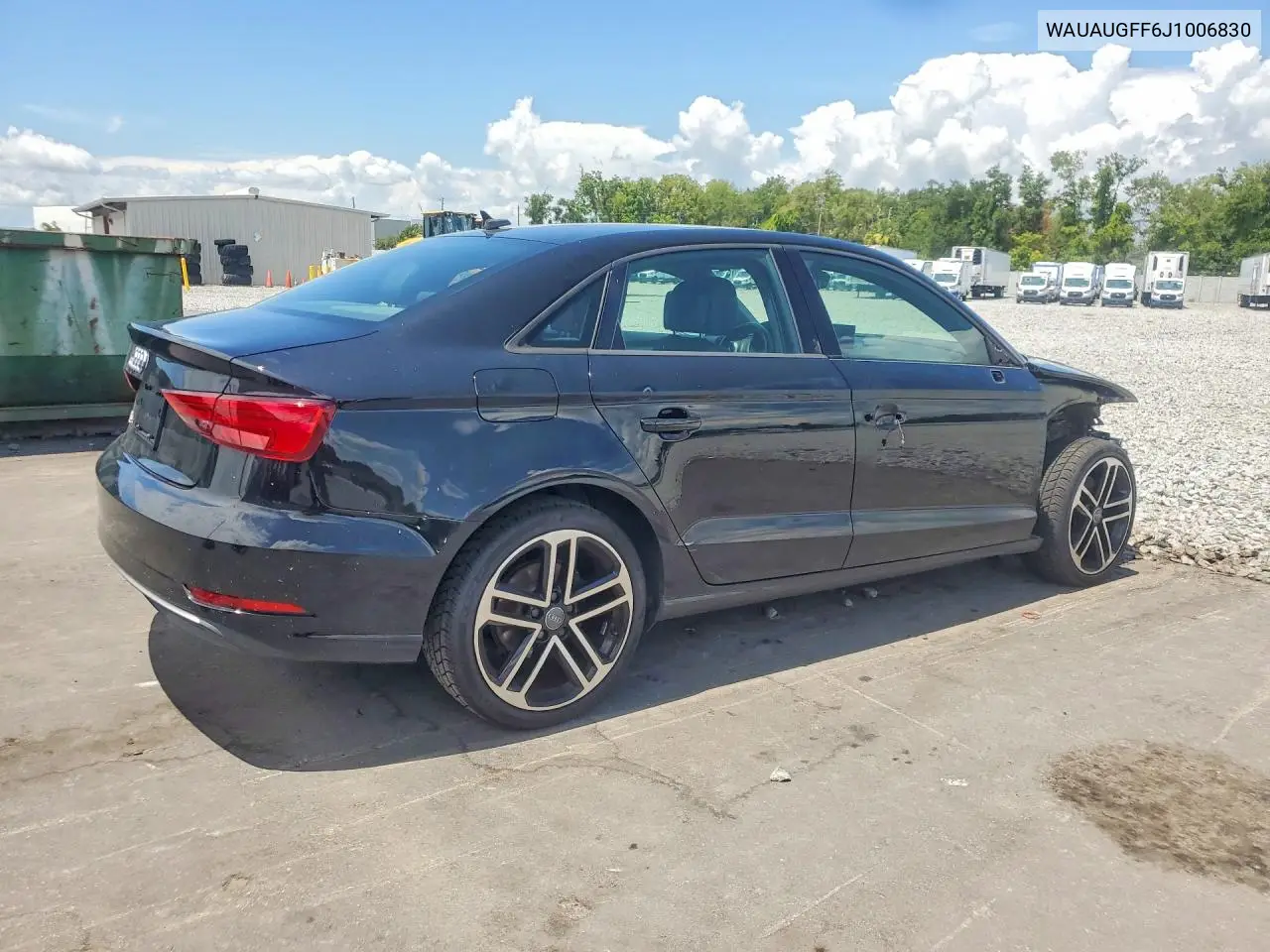 2018 Audi A3 Premium VIN: WAUAUGFF6J1006830 Lot: 59390326