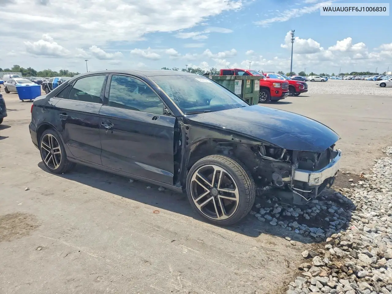 2018 Audi A3 Premium VIN: WAUAUGFF6J1006830 Lot: 59390326