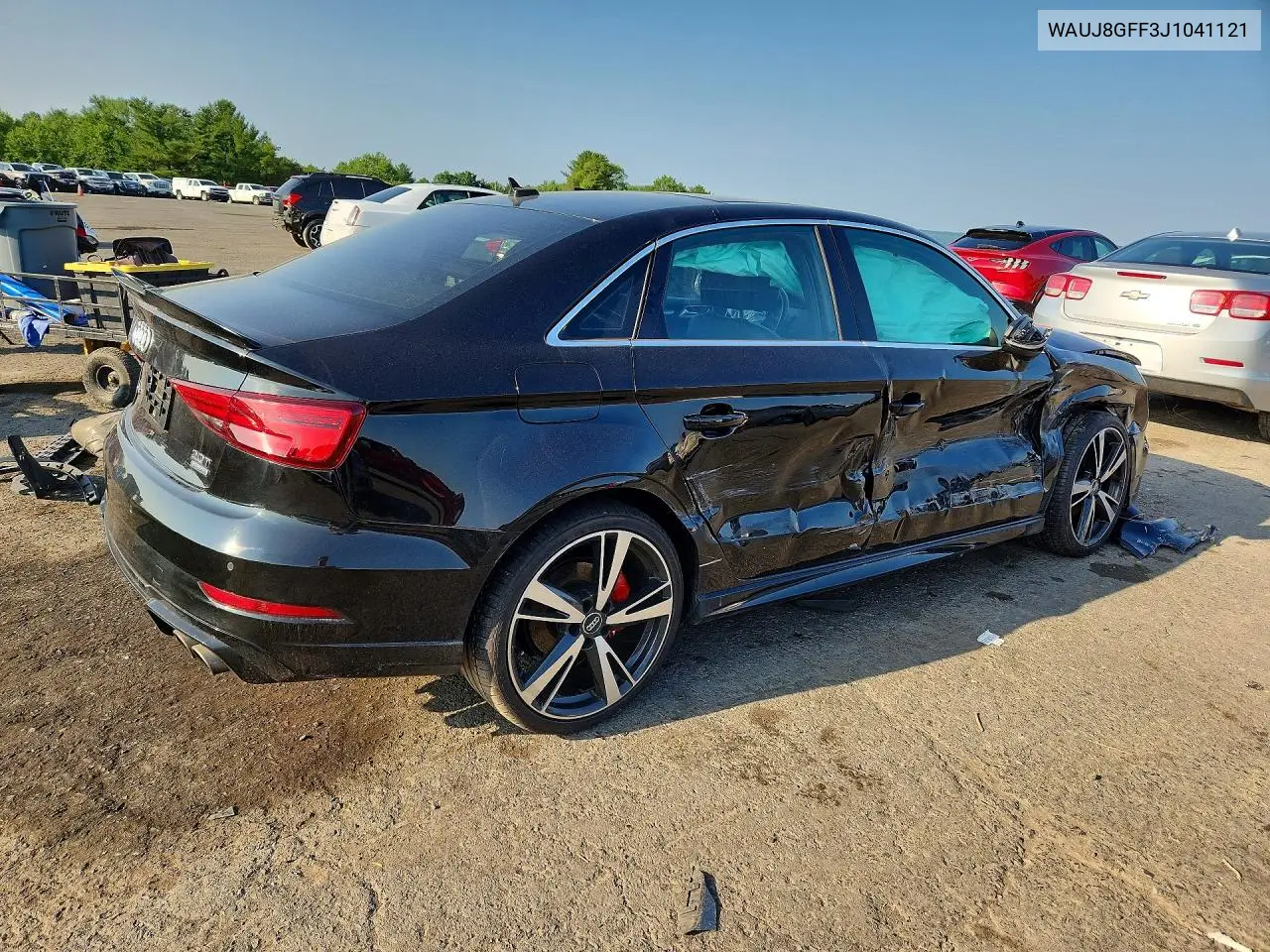 2018 Audi A3 Premium Plus VIN: WAUJ8GFF3J1041121 Lot: 59609436