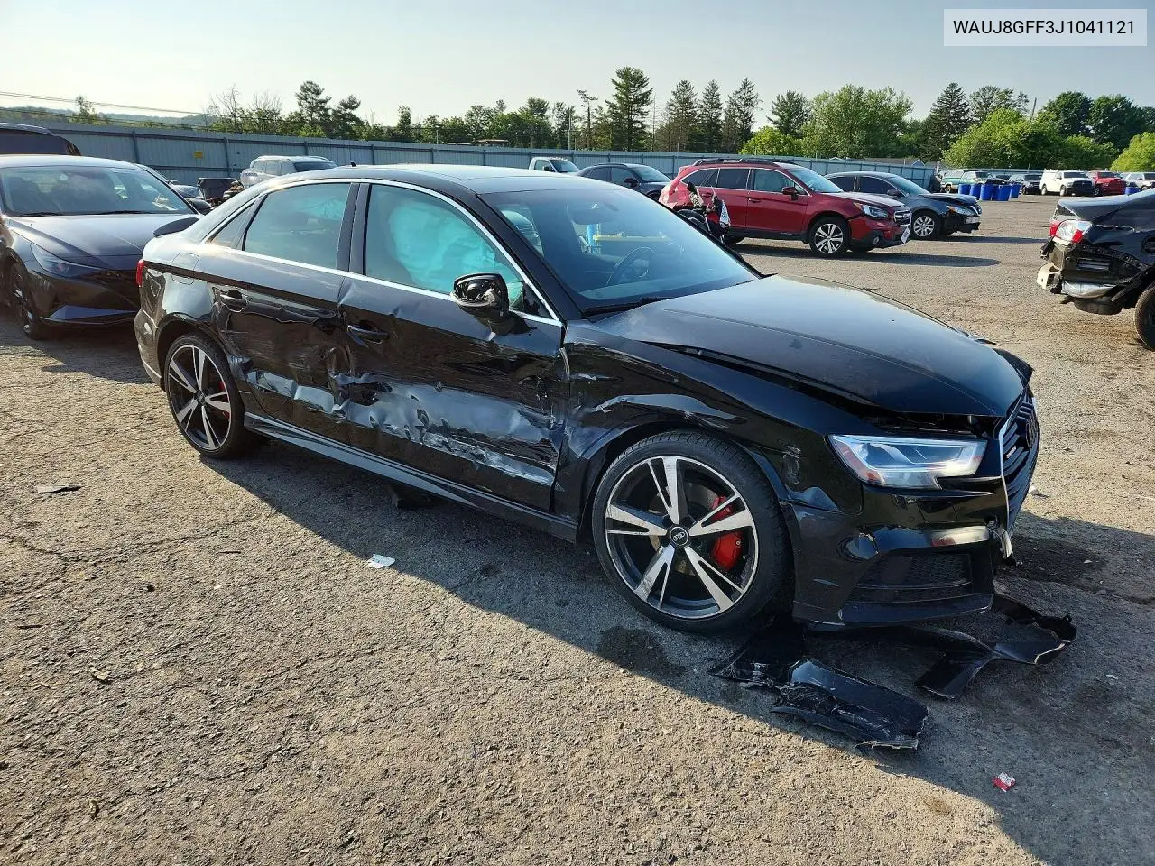 2018 Audi A3 Premium Plus VIN: WAUJ8GFF3J1041121 Lot: 59609436