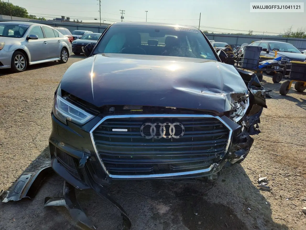 2018 Audi A3 Premium Plus VIN: WAUJ8GFF3J1041121 Lot: 59609436
