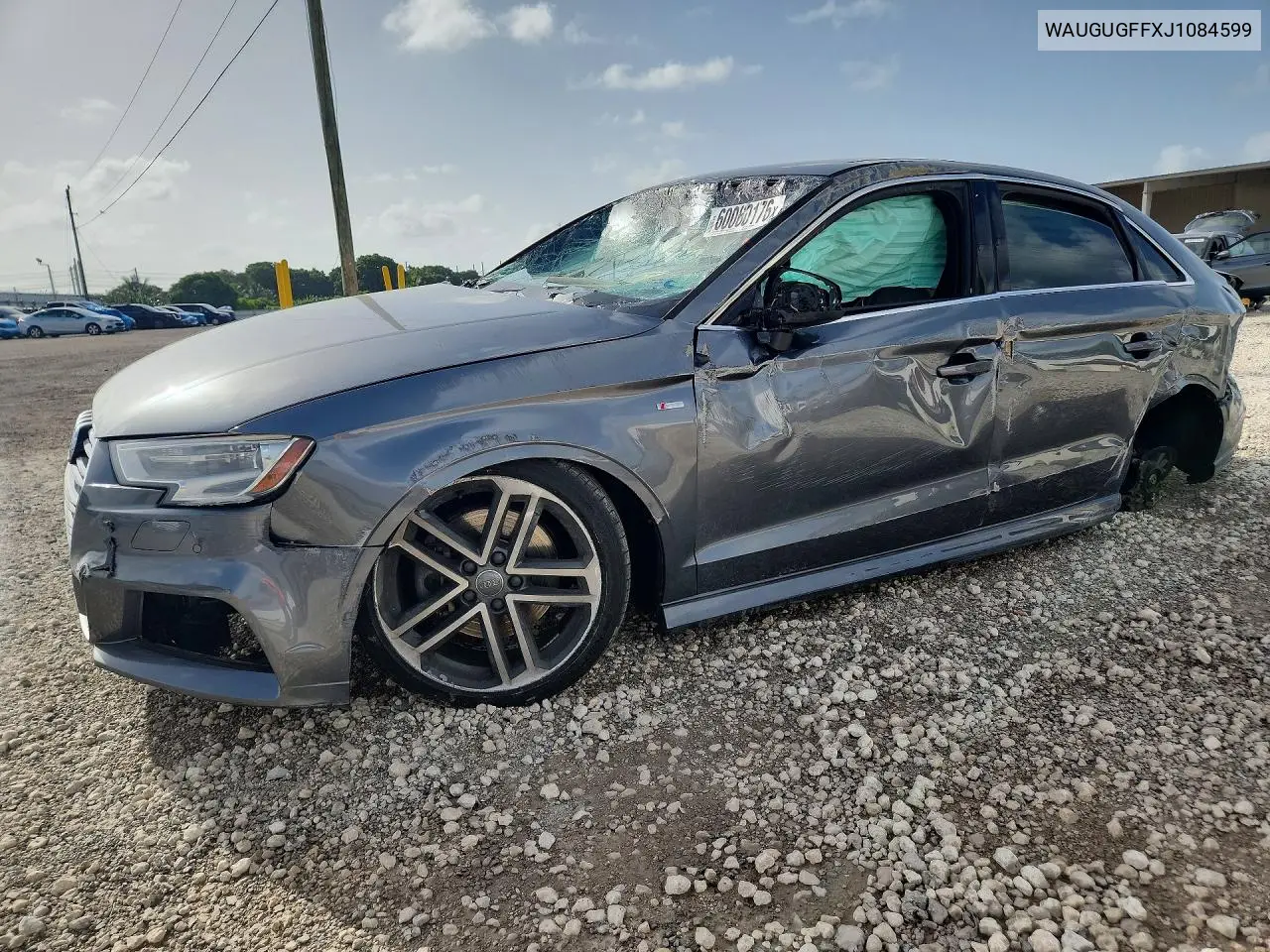2018 Audi A3 Premium Plus VIN: WAUGUGFFXJ1084599 Lot: 60060176
