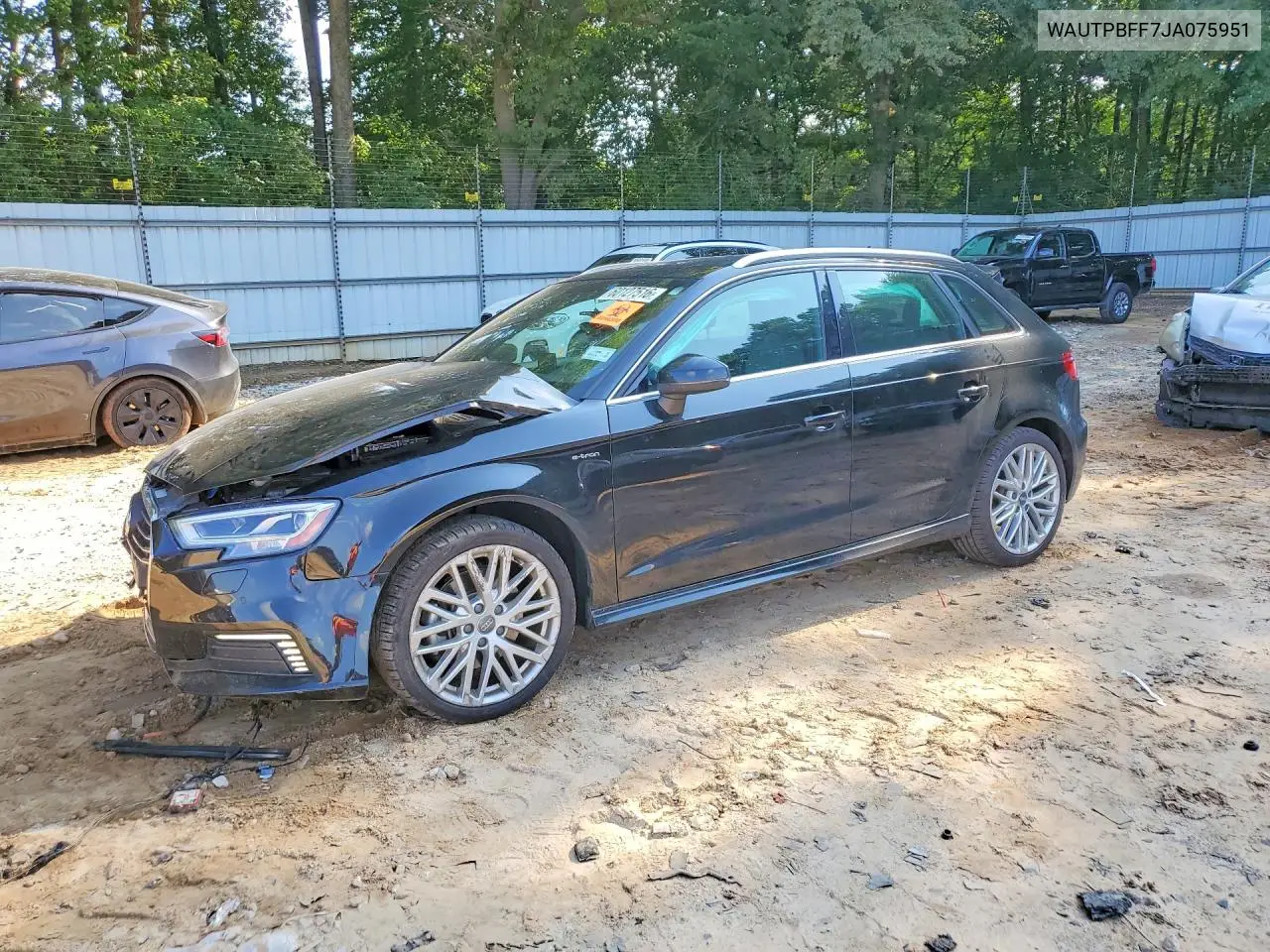 2018 Audi A3 E-Tron Premium Plus VIN: WAUTPBFF7JA075951 Lot: 60127516
