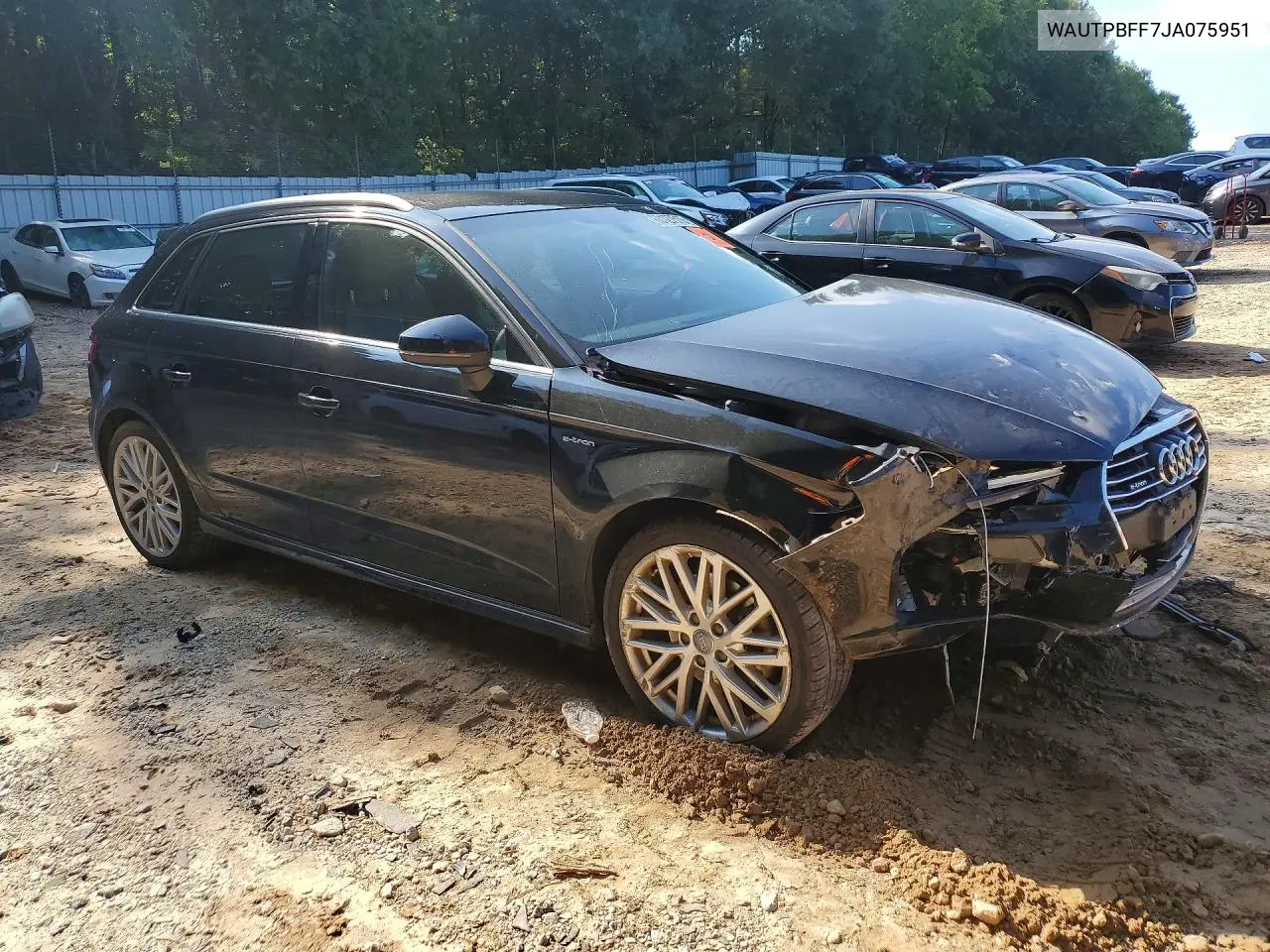 2018 Audi A3 E-Tron Premium Plus VIN: WAUTPBFF7JA075951 Lot: 60127516