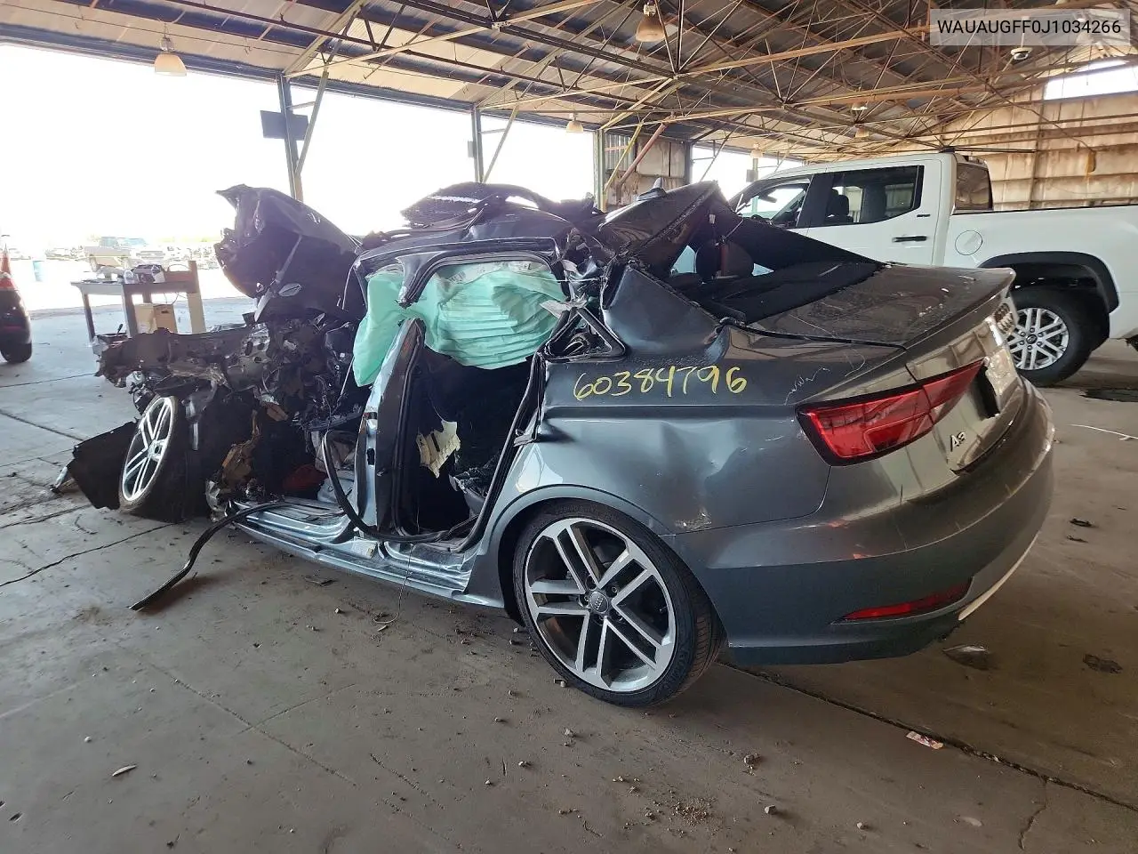 2018 Audi A3 Premium VIN: WAUAUGFF0J1034266 Lot: 60384796